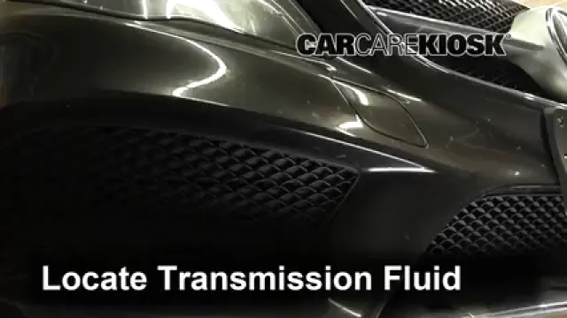 2014 Mercedes-Benz E550 4.6L V8 Turbo Convertible Liquide de transmission Vérifier le niveau de liquide